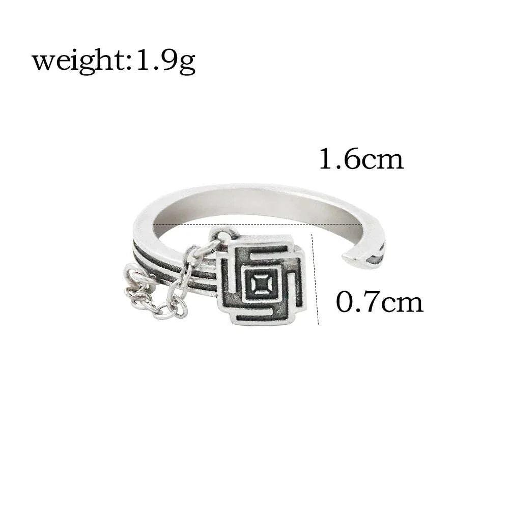 Bleach Ichigo Ring Stainless Steel Adjustable Cosplay