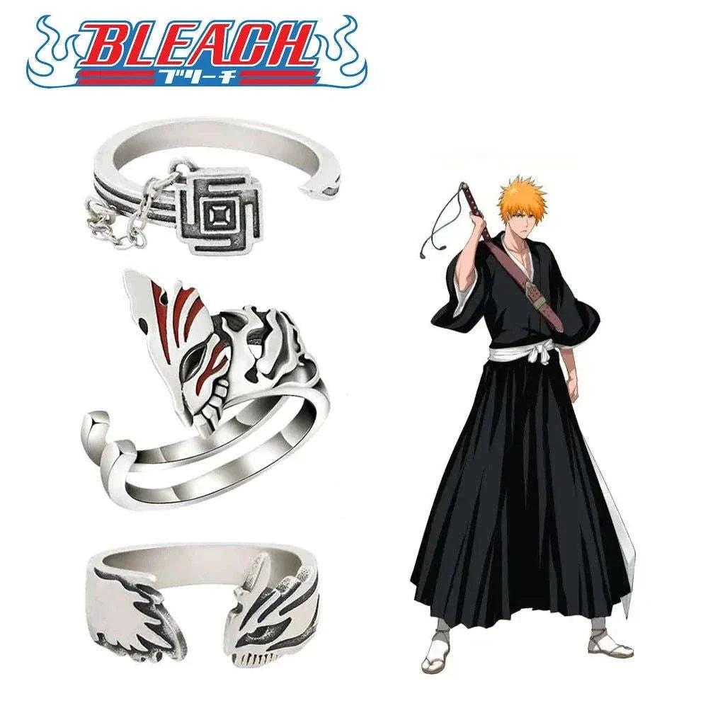 Bleach Ichigo Ring Stainless Steel Adjustable Cosplay
