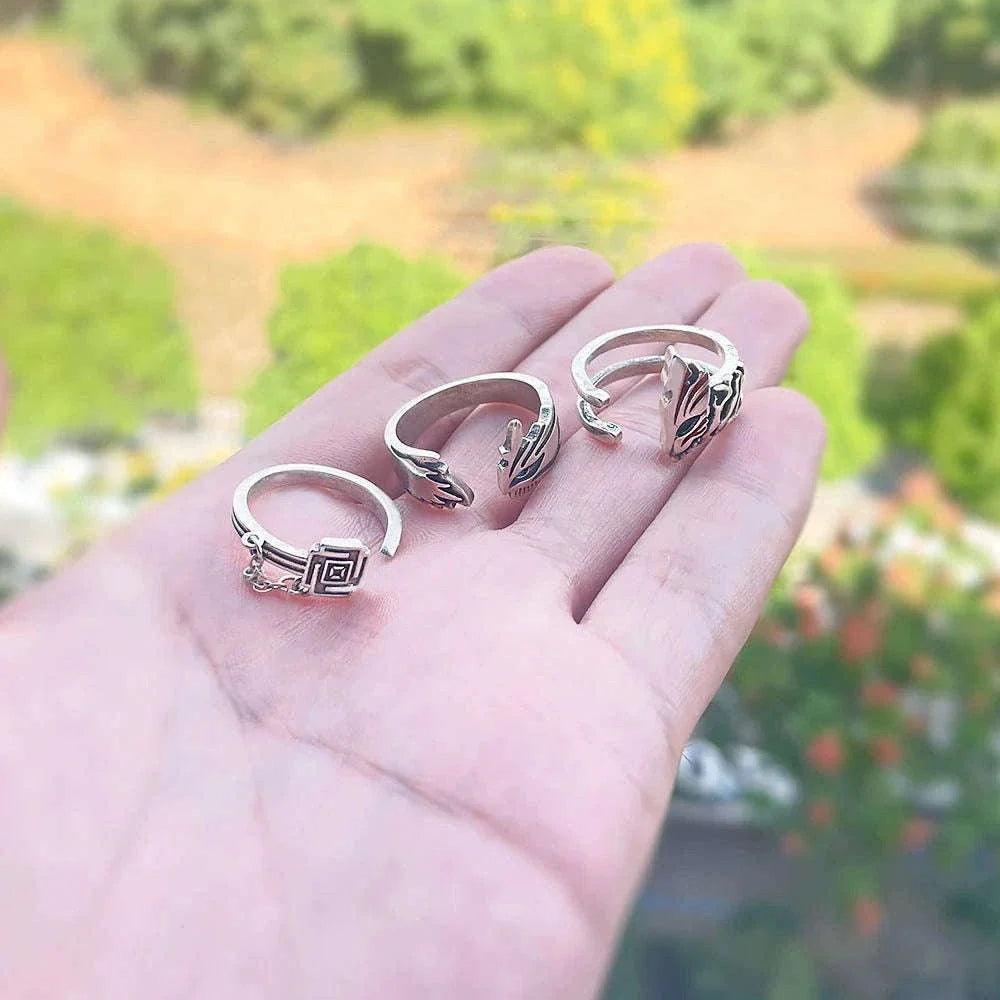 Bleach Ichigo Ring Stainless Steel Adjustable Cosplay