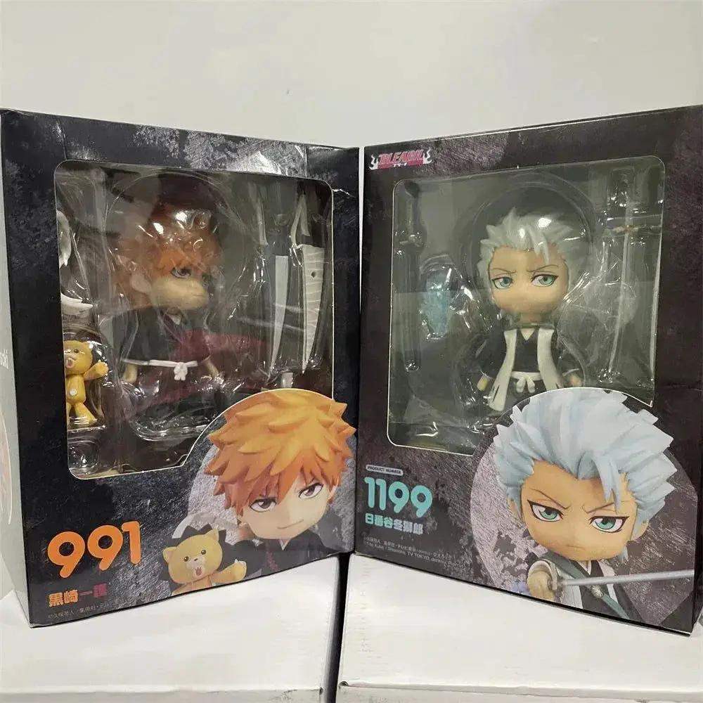 Bleach Kawaii Cute Mini Anime Figurines, Hitsugaya Toushirou, Ichigo Kurosaki, Chibi Figures 10cm - ToylandEU
