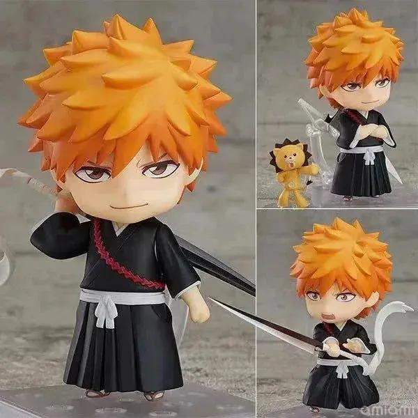Bleach Kawaii Cute Mini Anime Figurines, Hitsugaya Toushirou, Ichigo Kurosaki, Chibi Figures 10cm - ToylandEU