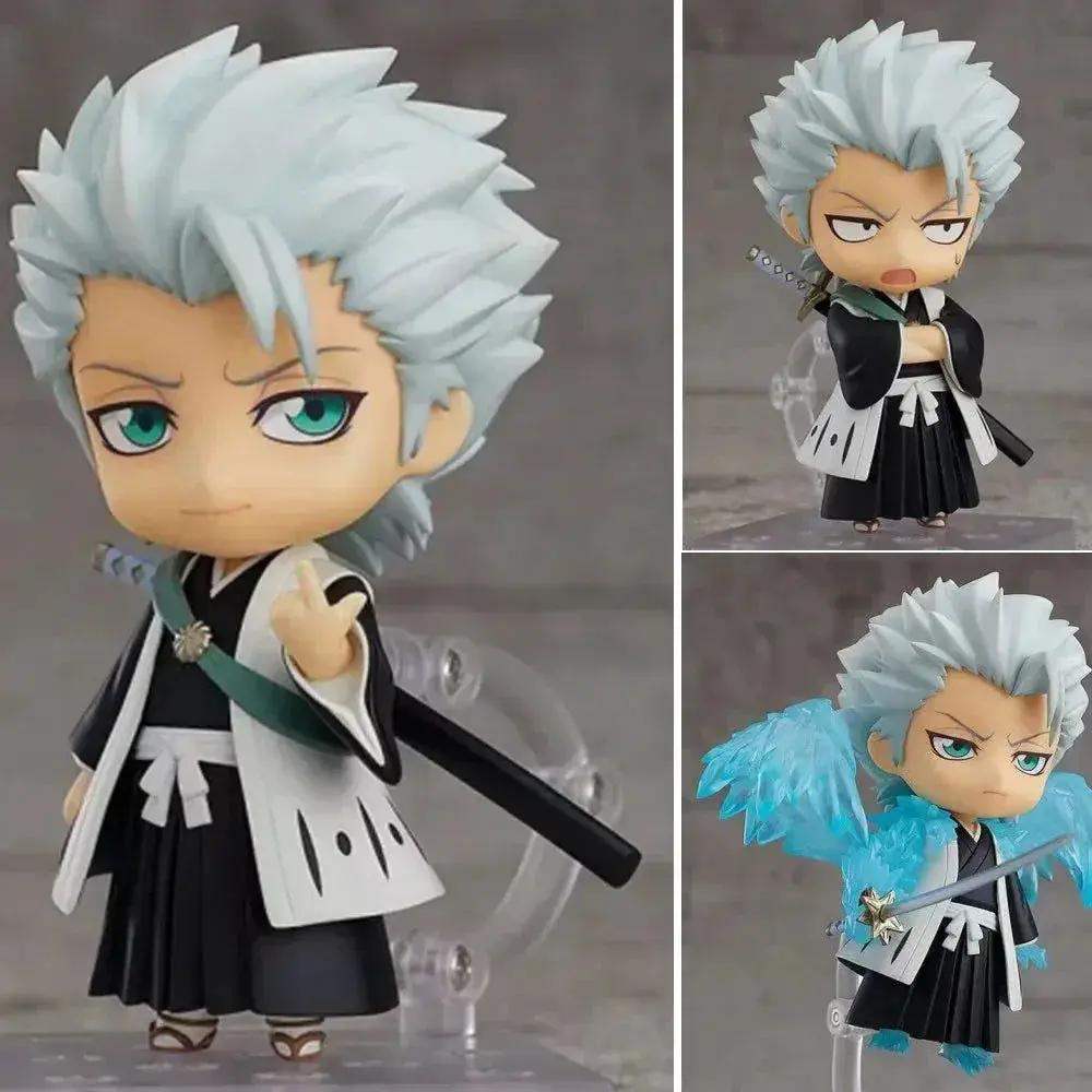 Bleach Kawaii Cute Mini Anime Figurines, Hitsugaya Toushirou, Ichigo Kurosaki, Chibi Figures 10cm - ToylandEU