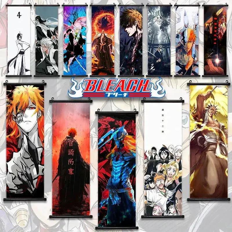 Bleach Wall Art Premium Scrolls Canvas Posters For Living Room - ToylandEU