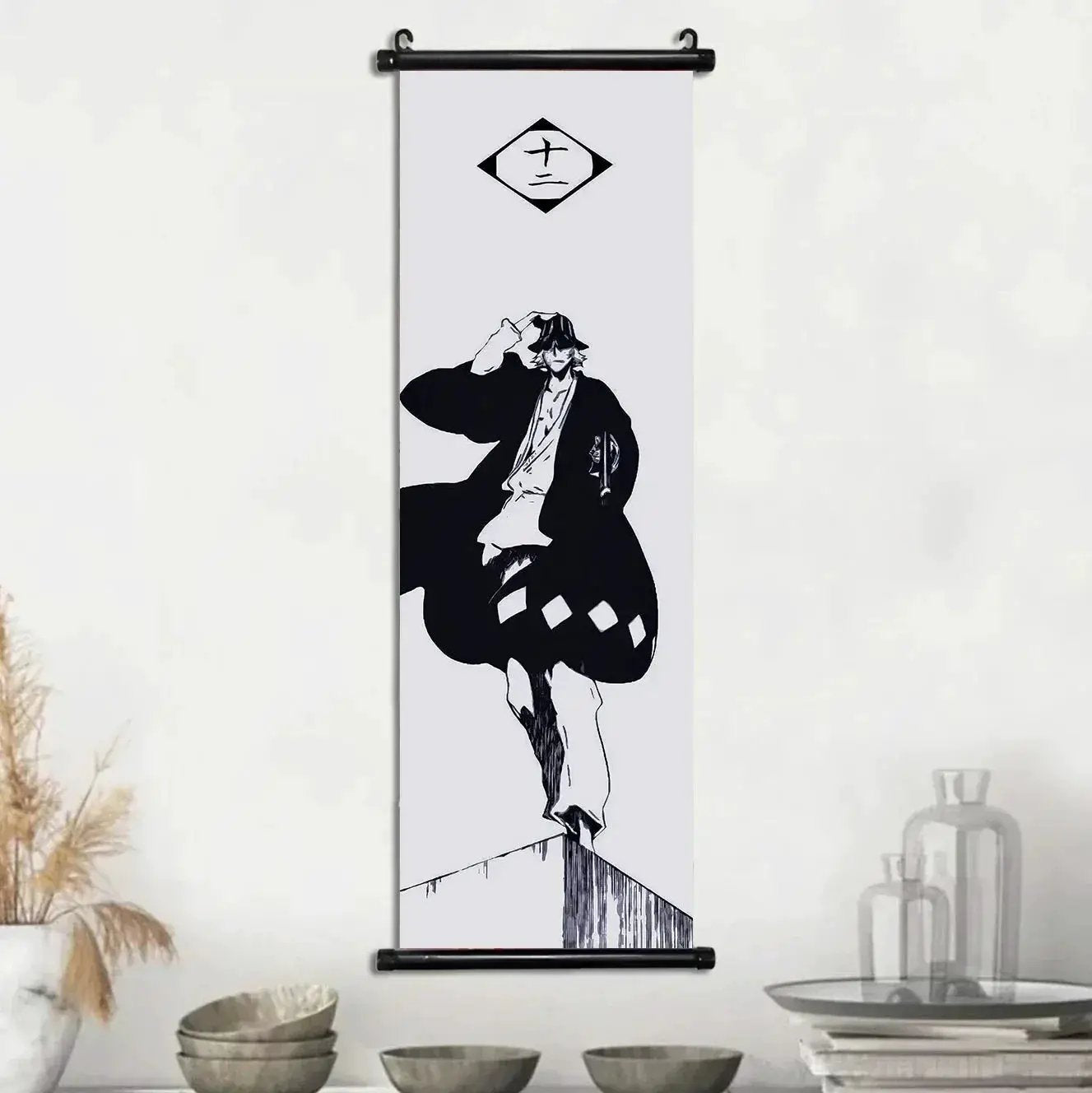 Bleach Wall Art Premium Scrolls Canvas Posters For Living Room - ToylandEU