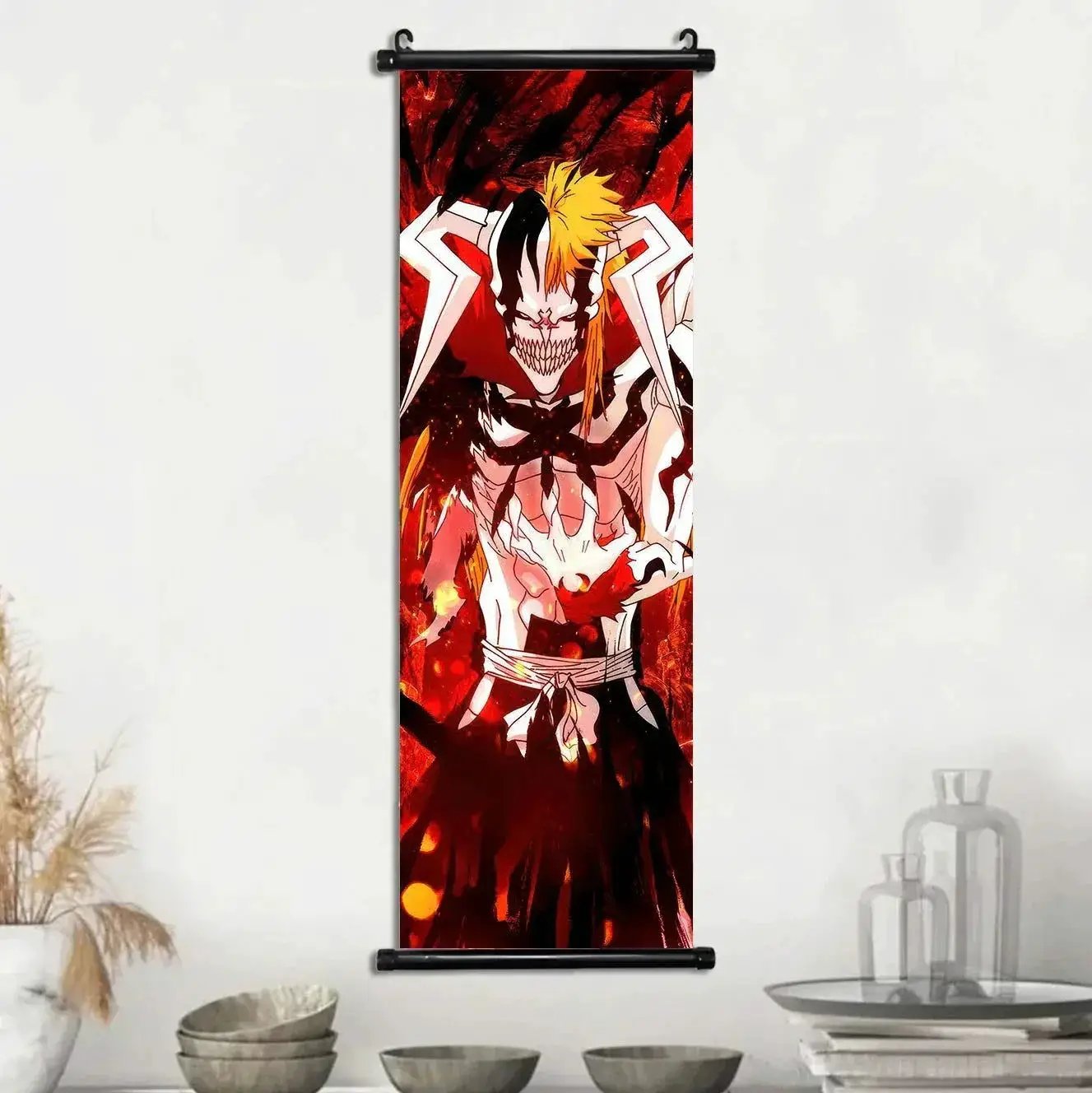 Bleach Wall Art Premium Scrolls Canvas Posters For Living Room - ToylandEU