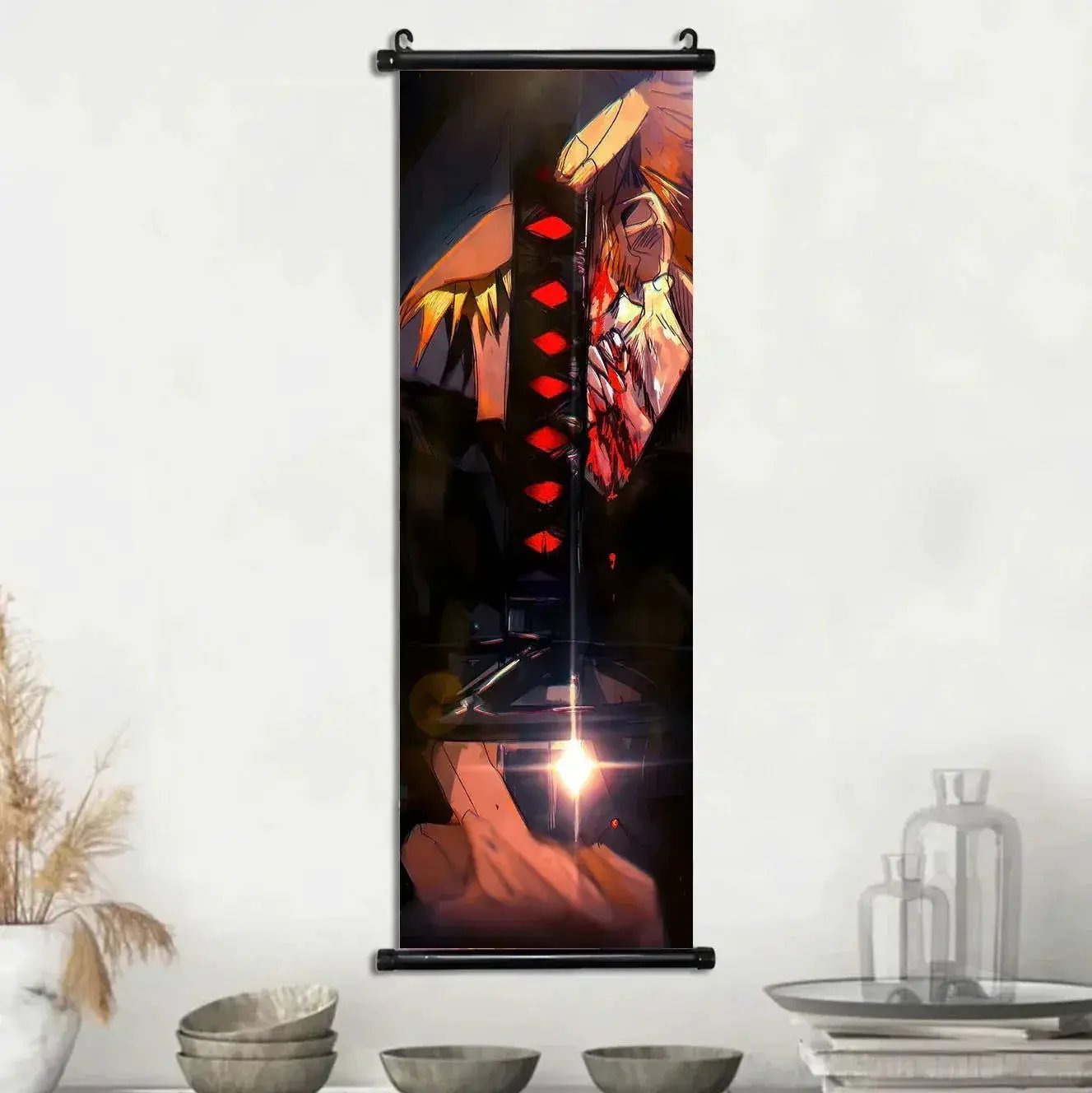 Bleach Wall Art Premium Scrolls Canvas Posters For Living Room - ToylandEU