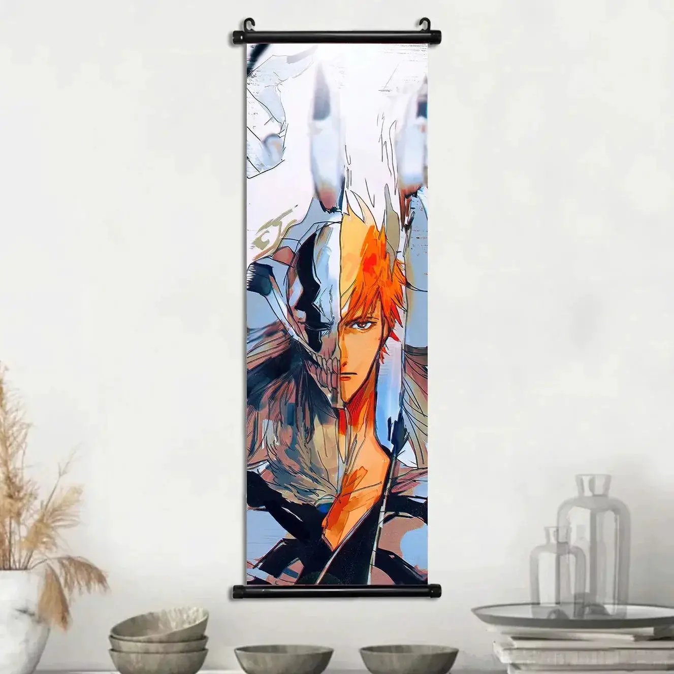 Bleach Wall Art Premium Scrolls Canvas Posters For Living Room - ToylandEU