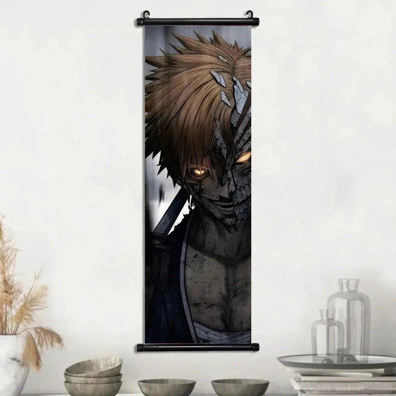 Bleach Wall Art Premium Scrolls Canvas Posters For Living Room - ToylandEU