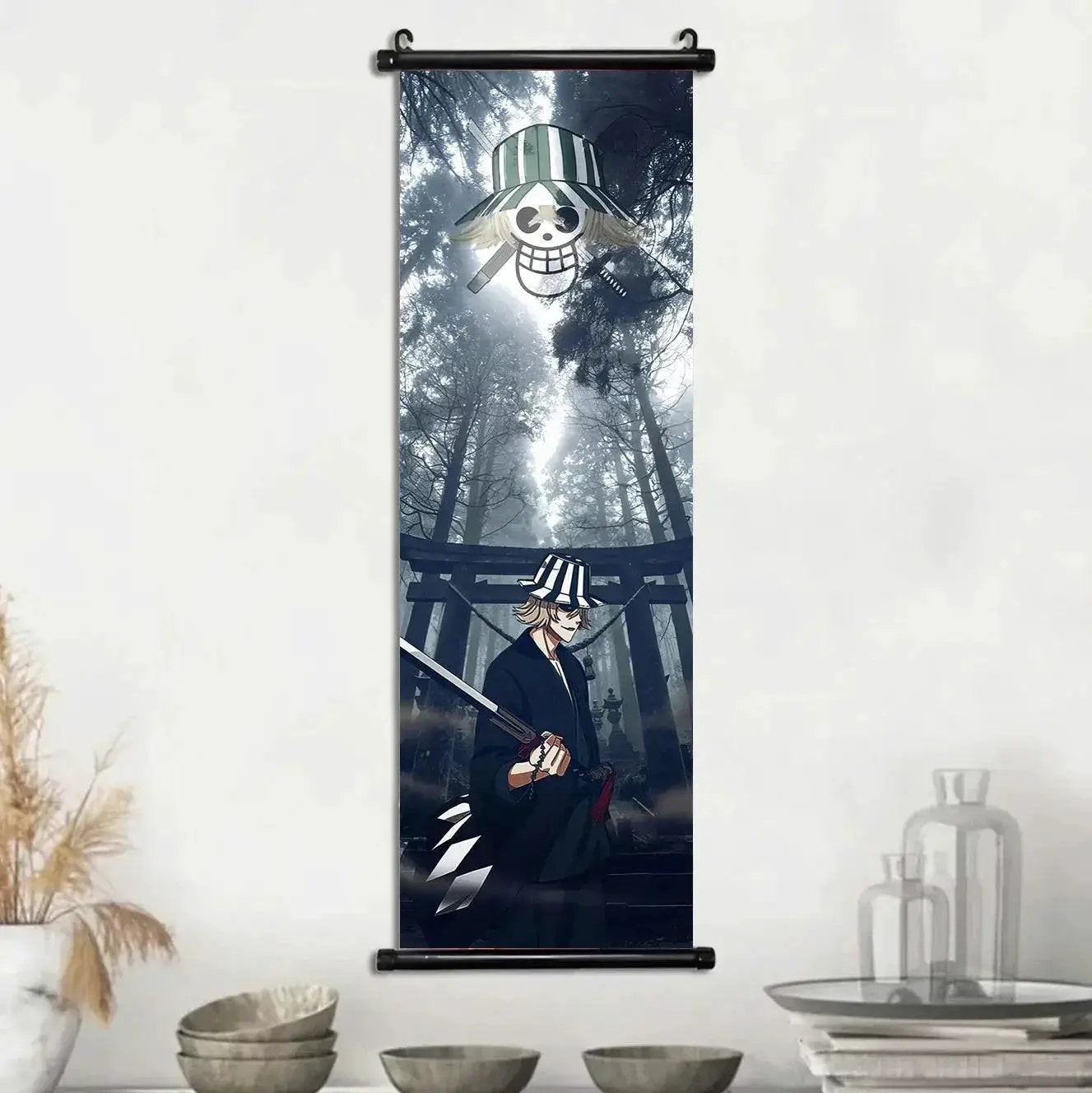 Bleach Wall Art Premium Scrolls Canvas Posters For Living Room - ToylandEU