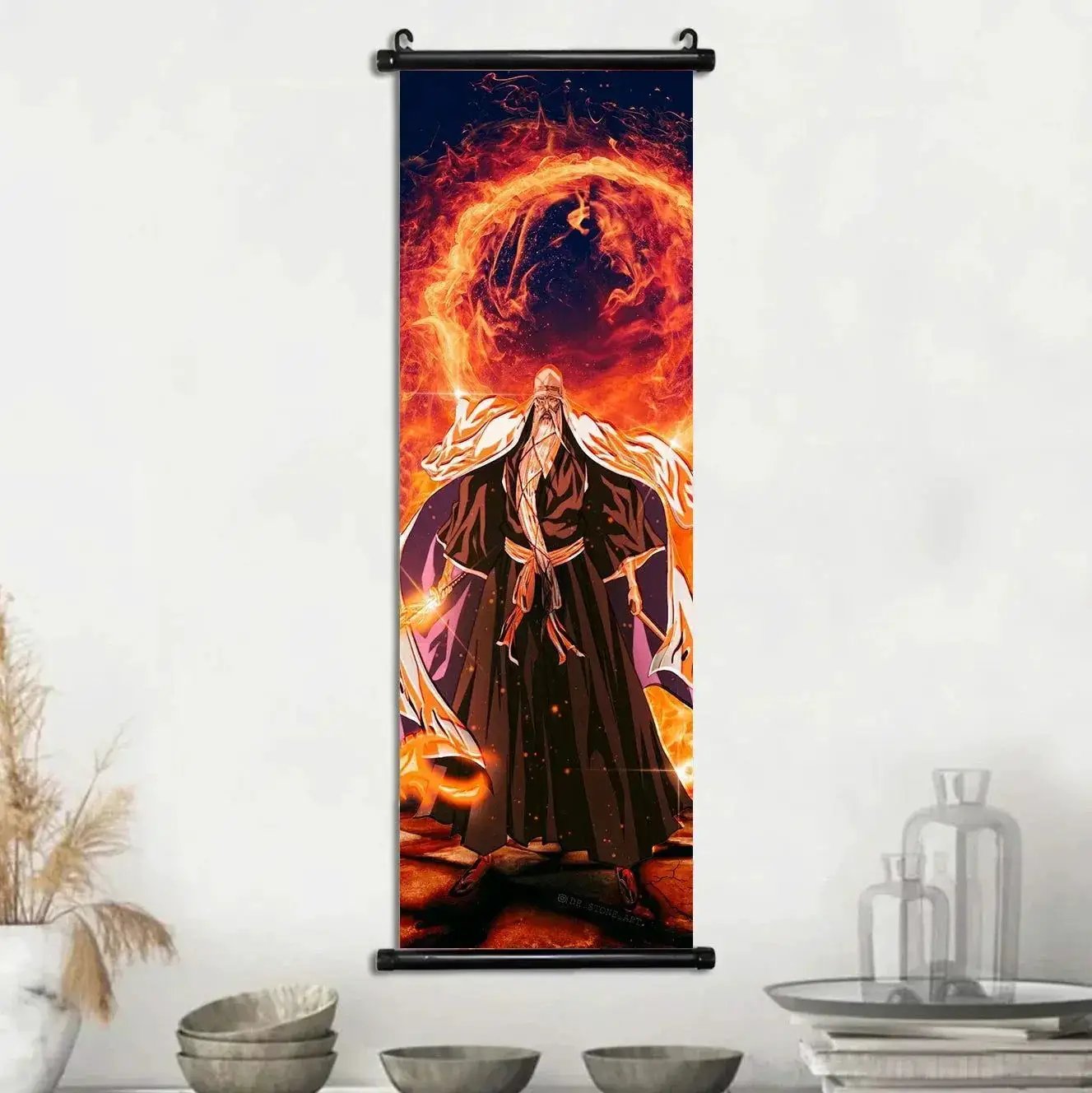Bleach Wall Art Premium Scrolls Canvas Posters For Living Room - ToylandEU