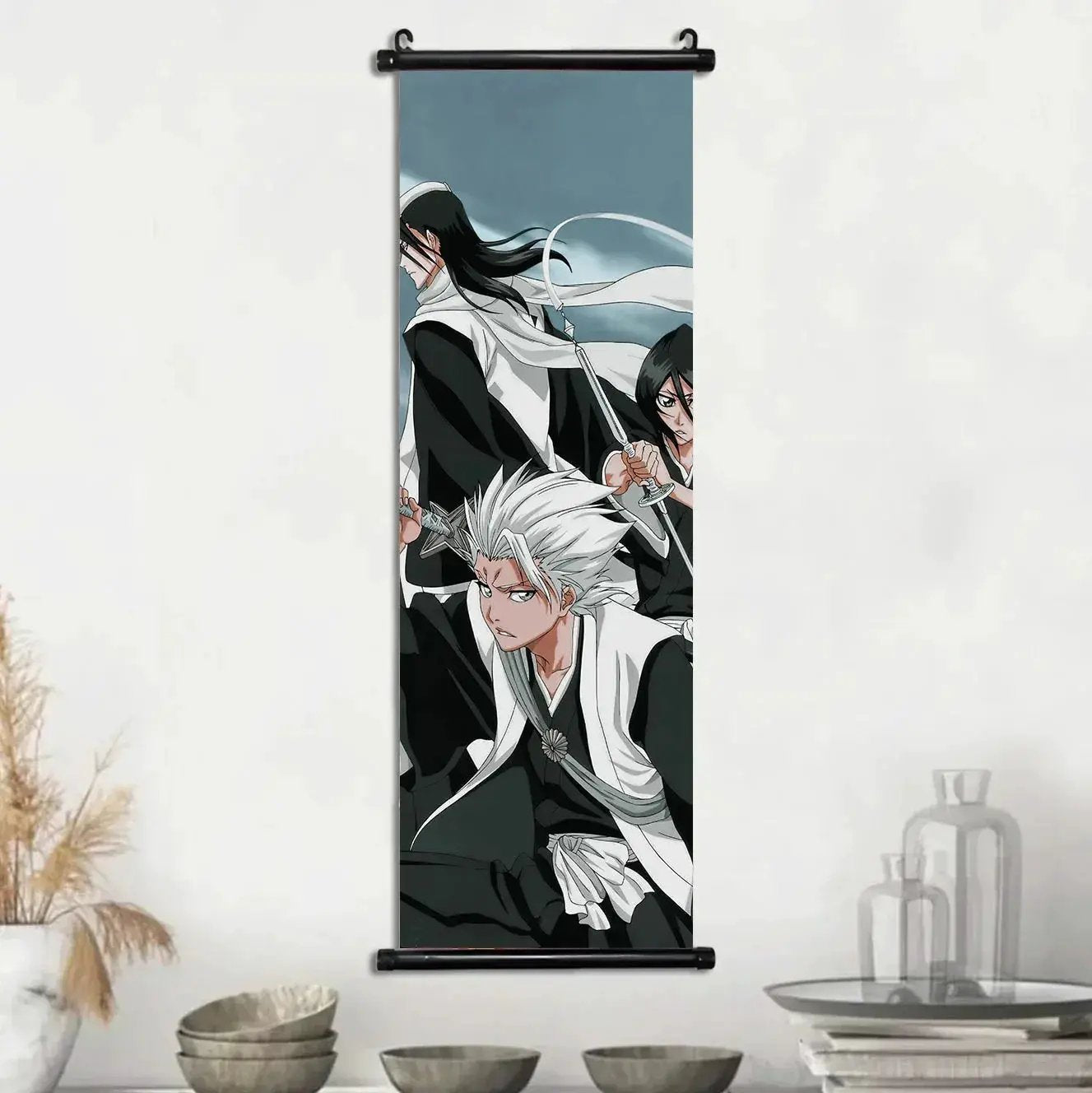 Bleach Wall Art Premium Scrolls Canvas Posters For Living Room - ToylandEU
