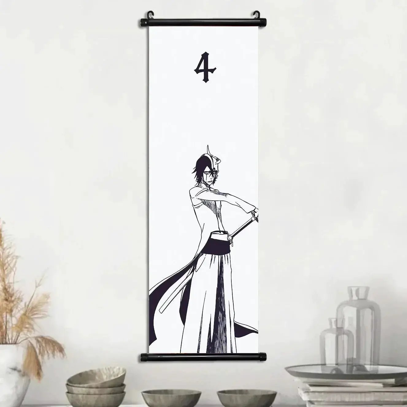Bleach Wall Art Premium Scrolls Canvas Posters For Living Room - ToylandEU