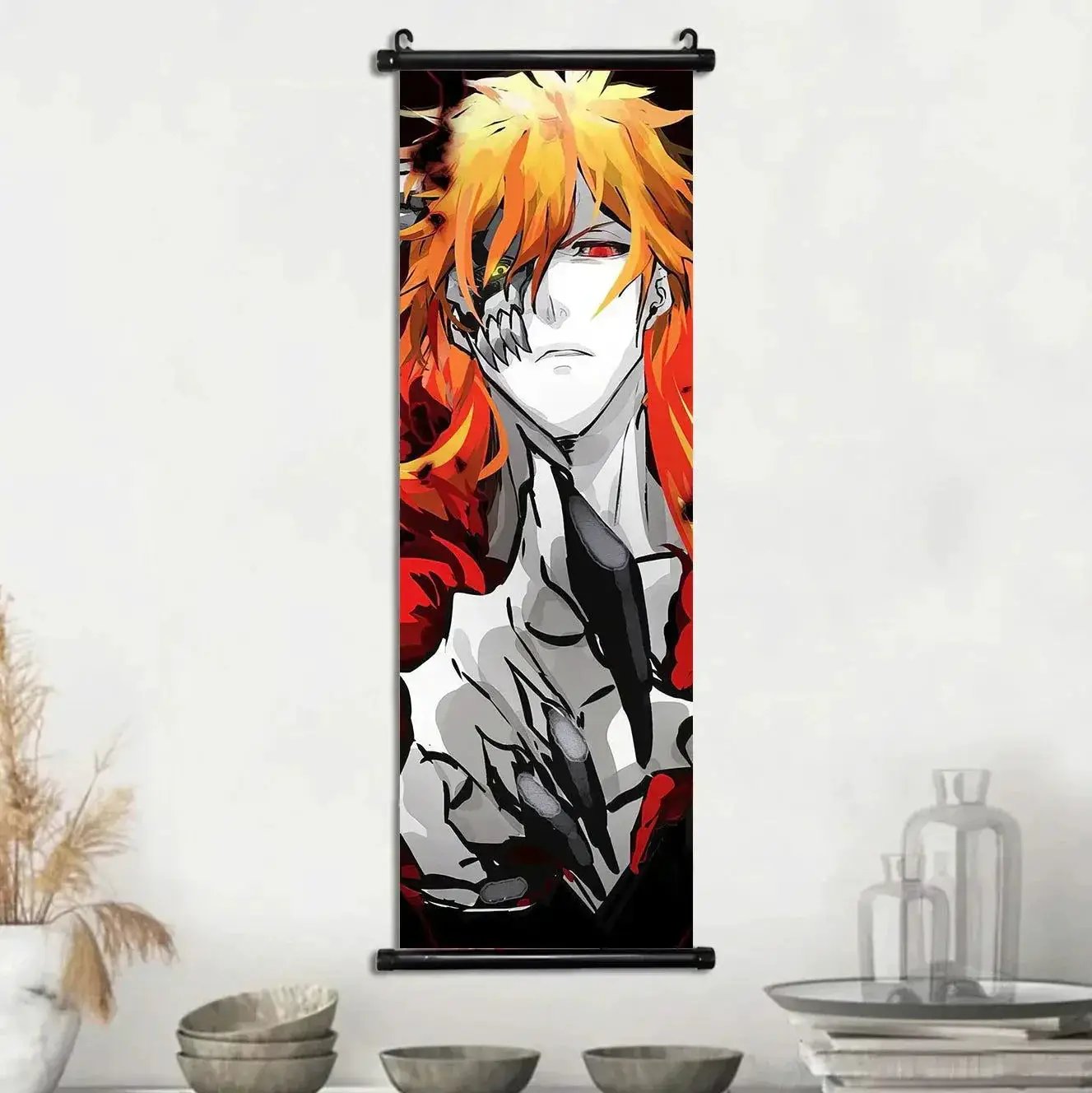 Bleach Wall Art Premium Scrolls Canvas Posters For Living Room - ToylandEU