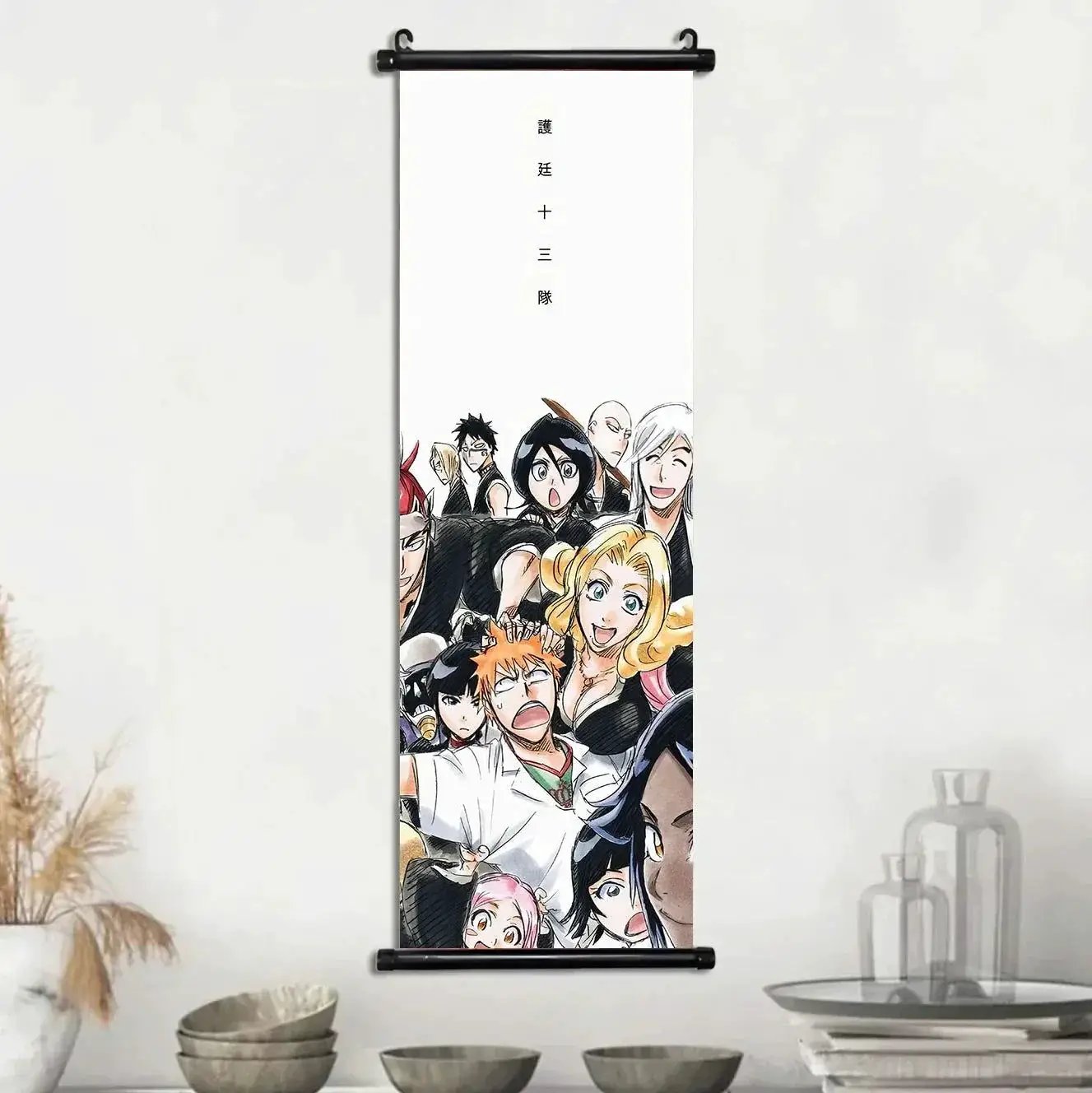 Bleach Wall Art Premium Scrolls Canvas Posters For Living Room - ToylandEU