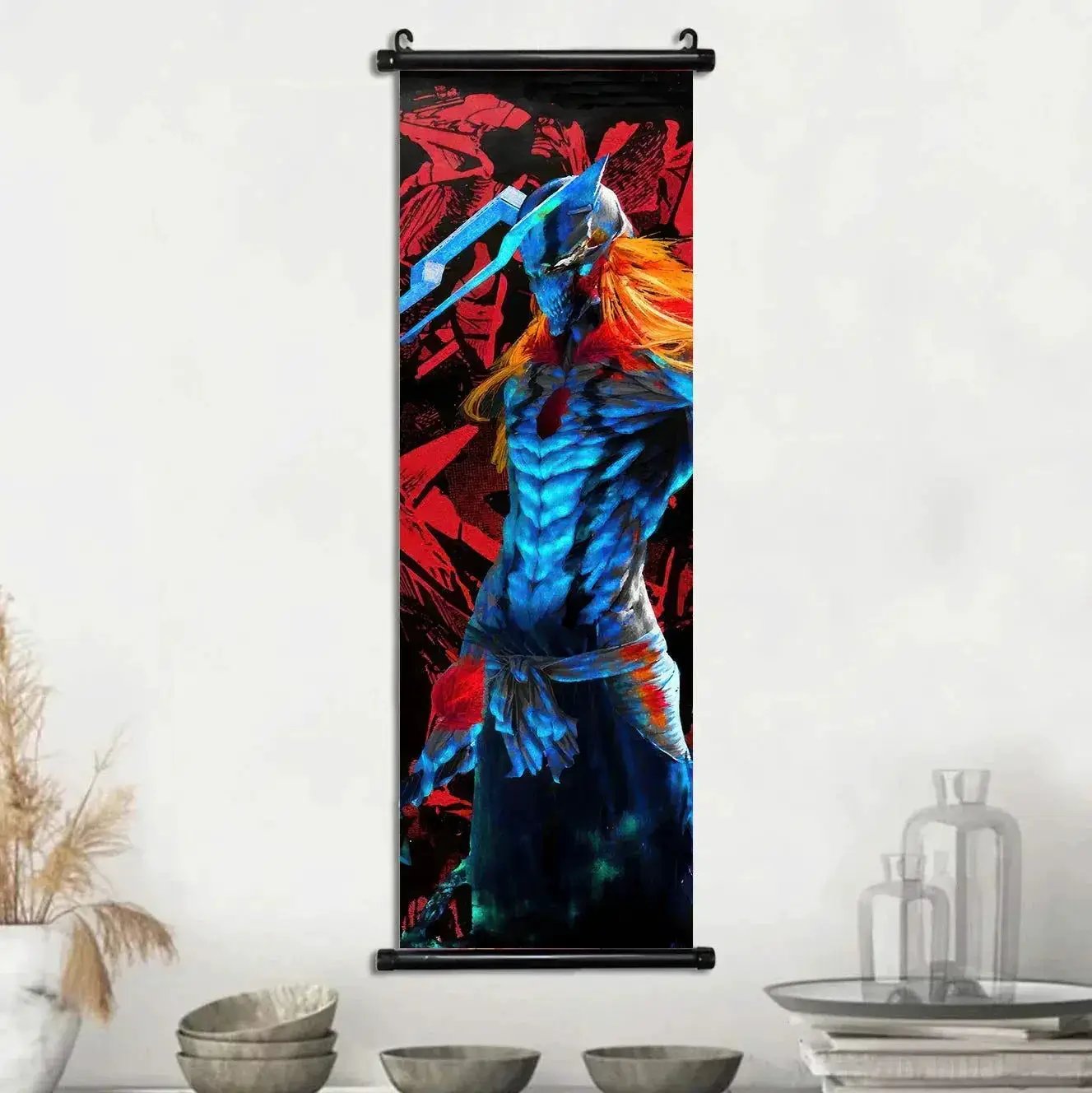 Bleach Wall Art Premium Scrolls Canvas Posters For Living Room - ToylandEU