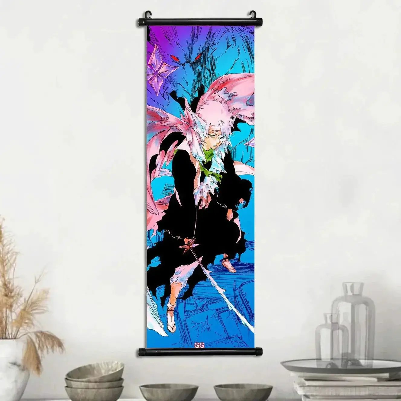 Bleach Wall Art Premium Scrolls Canvas Posters For Living Room - ToylandEU