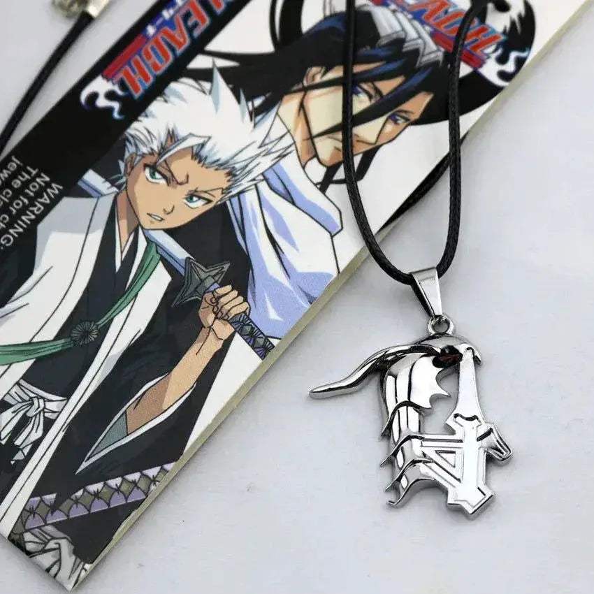Bleach Ulquiorra Cifer Mask Anime Necklace Fashion Broken Masks Pendant Metal Choker Necklace - ToylandEU