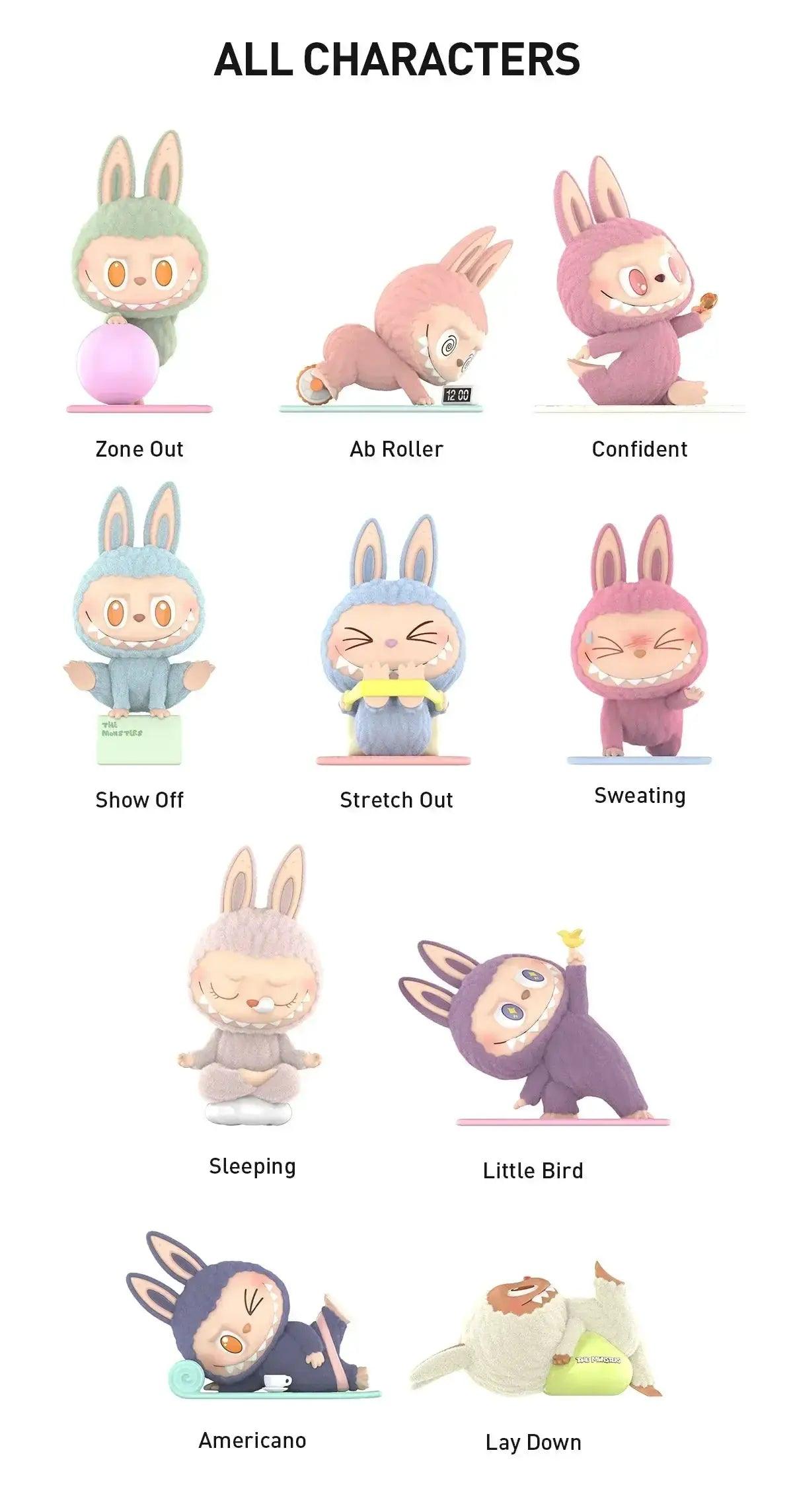  [In Stock] POPMART Labubu Lazy Yoga Series Figures Blind Box (SEALED) -  ToylandEU™
