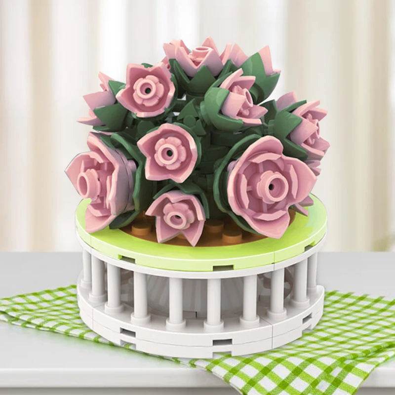 Block City DIY Potted Plants Cactus Bonsai Building Toys - ToylandEU