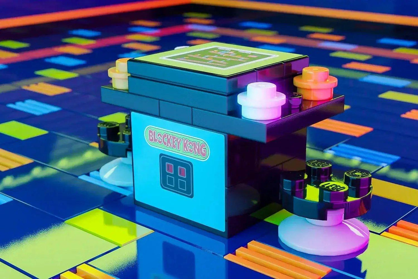  Blockey Kong Two Player LEGO Arcade Cocktail Cabinet -  ToylandEU™