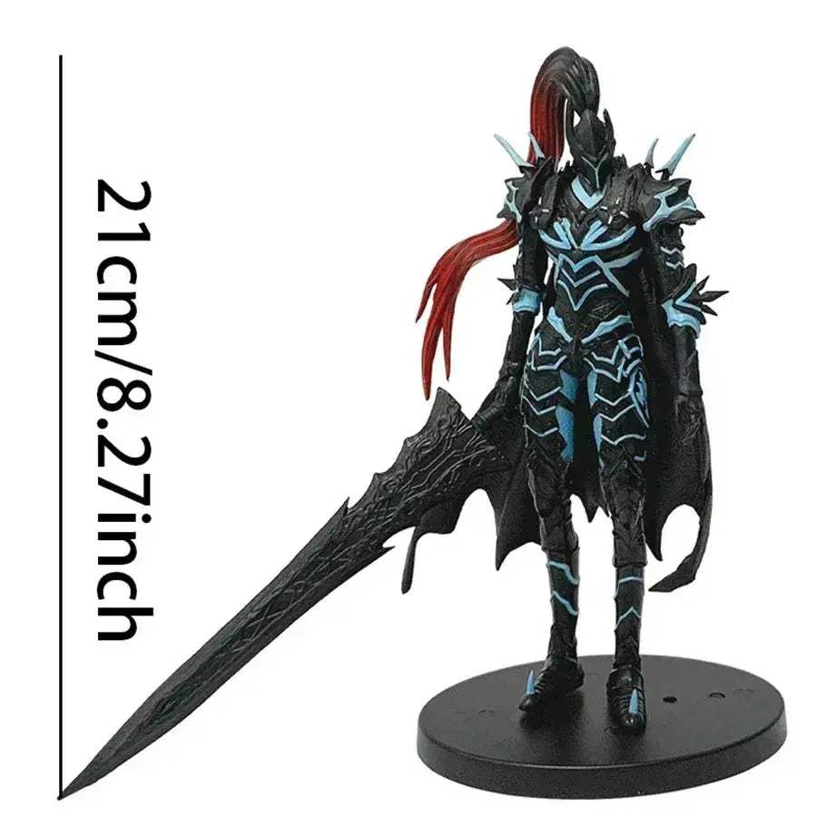 Blood-Red Commande Igris Anime Figurine, Solo Leveling Manwha Figure Sung Jinwoo Action Figure 21 CM - ToylandEU