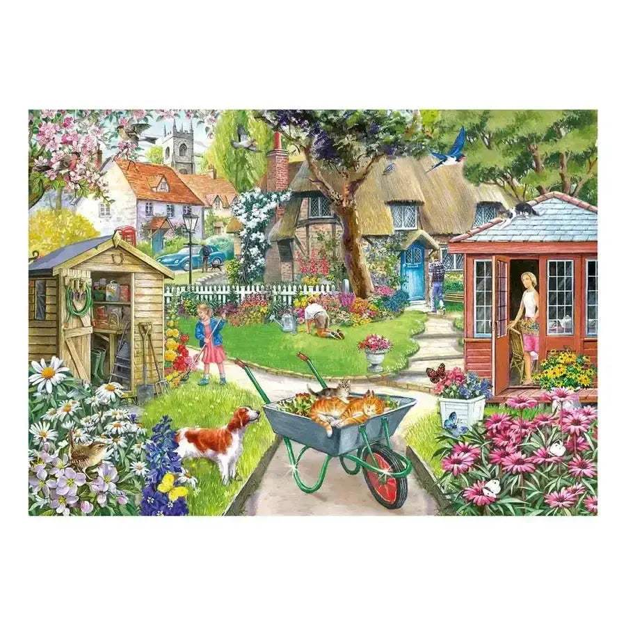Bloomin' Lovely 1000 Piece Jigsaw Puzzle Captivating Floral Detail - ToylandEU