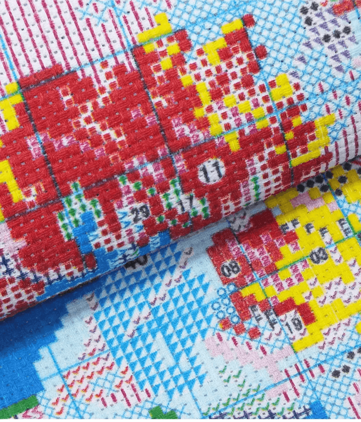  Blooming Floral Cross Stitch DIY Kit - 11CT & 9CT Cotton Thread Embroidery for Home Decor Handicrafts -  ToylandEU™
