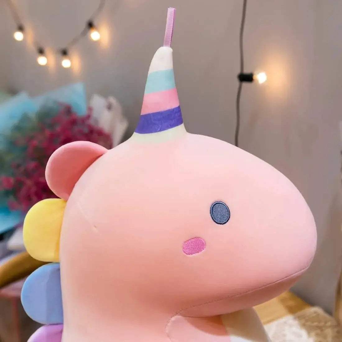  Blue Dinosaur Plush Cozy Pillow Toy For Kids 30cm -  ToylandEU™