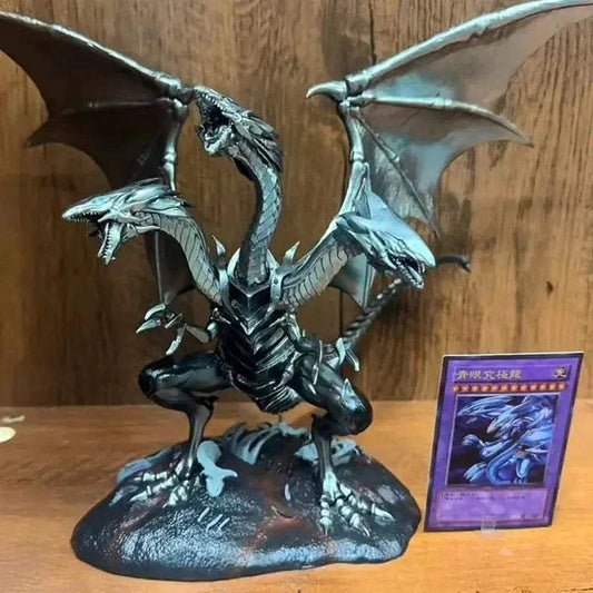  Blue-Eyes Ultimate Dragon Anime Figurine, White Dragon BEWD Yu-Gi-Oh Action Figures PVC Statue 25 CM -  ToylandEU™
