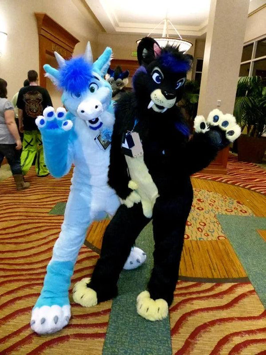  Blue Husky Fursuit Mascot for Adults Realistic Tail -  ToylandEU™