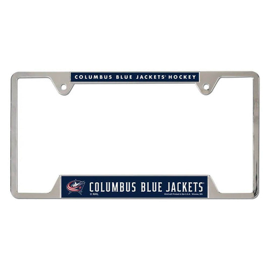 Blue Jackets License Plate Frame Metal Special Order - ToylandEU