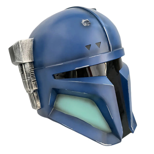  Blue Mandalorian Helmet Mask Adults Premium Cosplay 