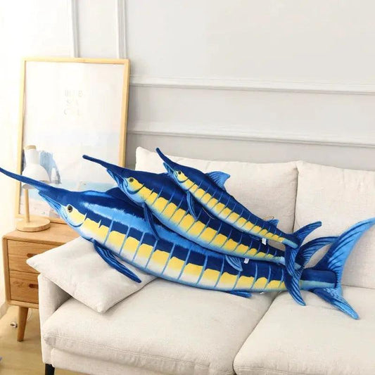  Blue Marlin Plush Toy Ultra Soft Gift Ready -  ToylandEU™