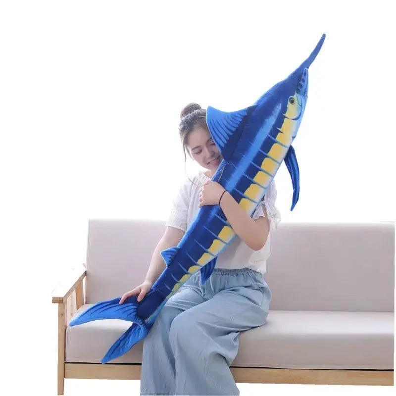 Blue Marlin Plush Toy Ultra Soft Gift Ready -  ToylandEU™