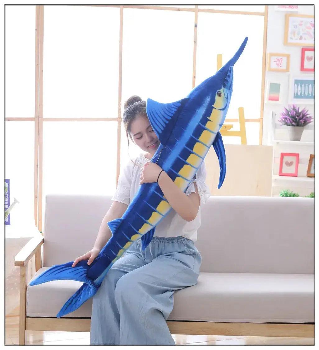  Blue Marlin Plush Toy Ultra Soft Gift Ready -  ToylandEU™