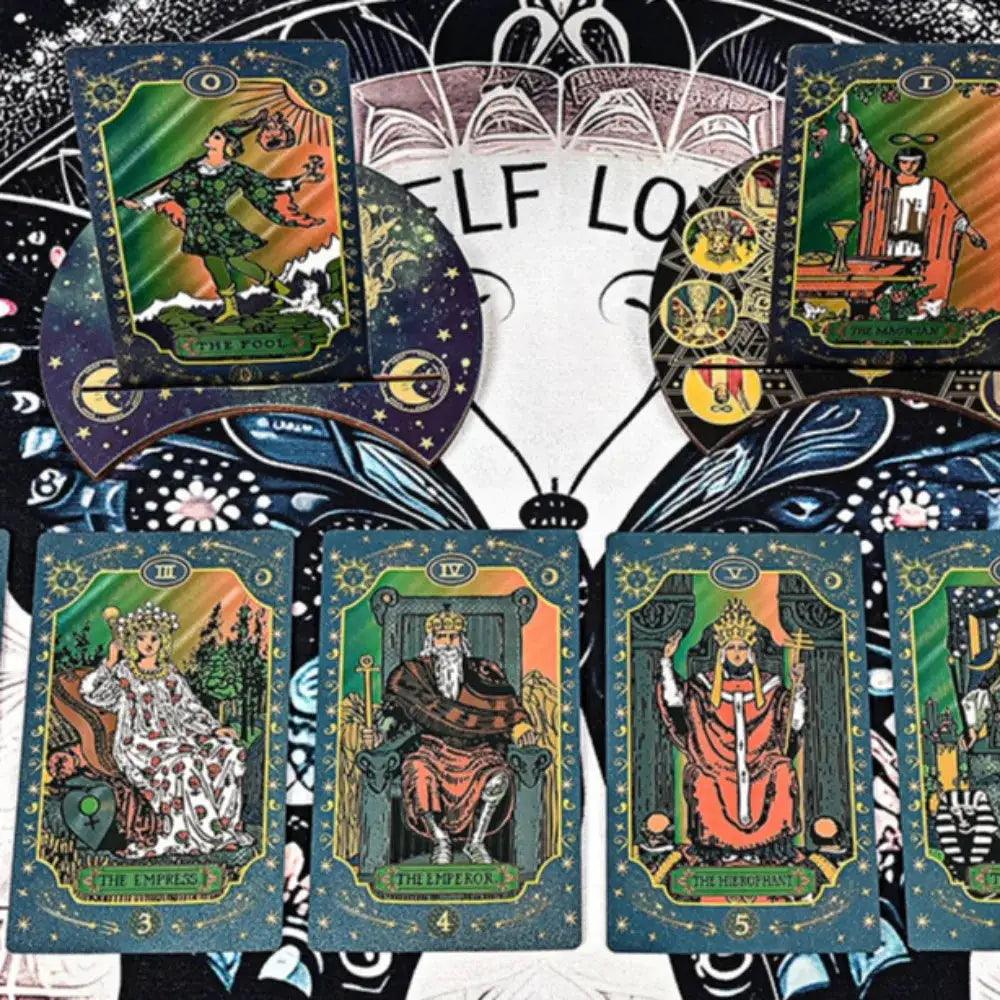  Blue Moon Tarot Cards Waterproof Gold Foil Deck -  ToylandEU™