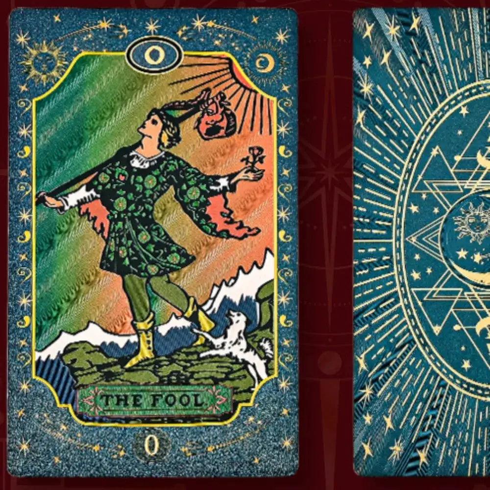  Blue Moon Tarot Cards Waterproof Gold Foil Deck -  ToylandEU™