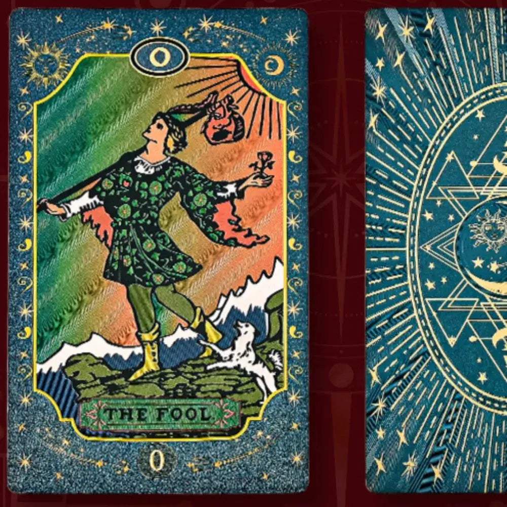  Blue Moon Tarot Cards Waterproof Gold Foil Deck -  ToylandEU™