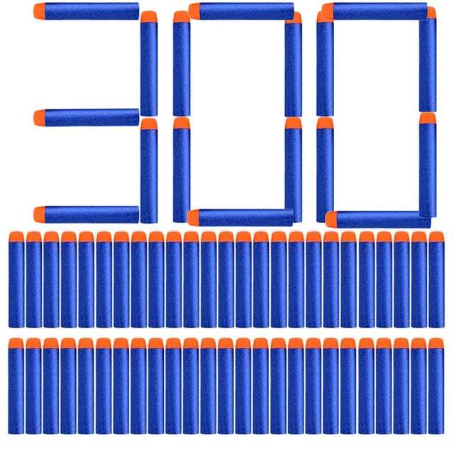 Blue Nerf Darts Refills 7.2cm Bulk Pack 1000 Pieces - ToylandEU