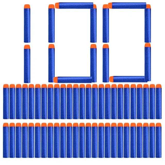 Blue Nerf Darts Refills 7.2cm Bulk Pack 1000 Pieces - ToylandEU