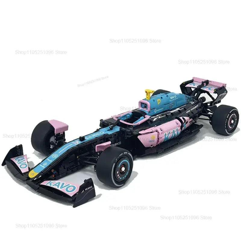  Blue Pink Racing Car Building Block Kit 2312 Pieces Diy -  ToylandEU™