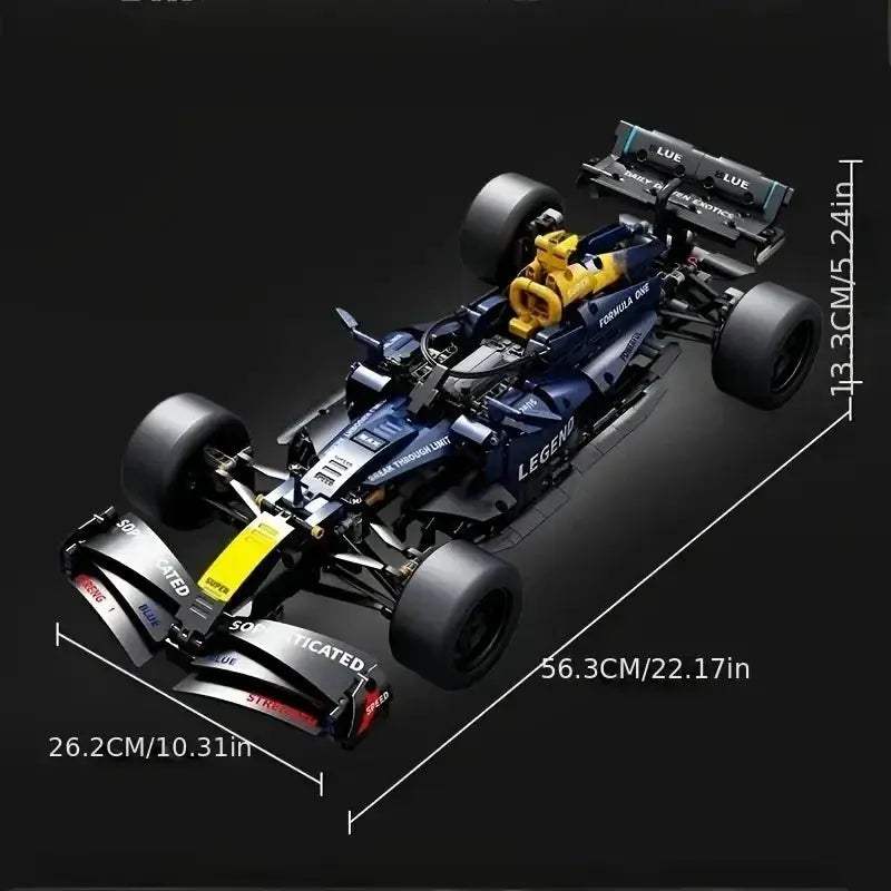  Blue Racing Car Building Blocks For Adults Educational -  ToylandEU™