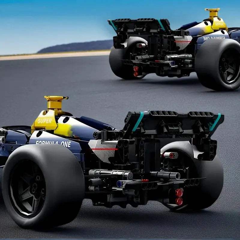  Blue Racing Car Building Blocks For Adults Educational -  ToylandEU™