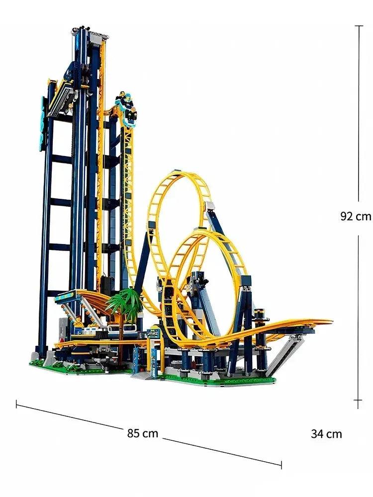  Blue Roller Coaster Building Blocks High Difficulty -  ToylandEU™
