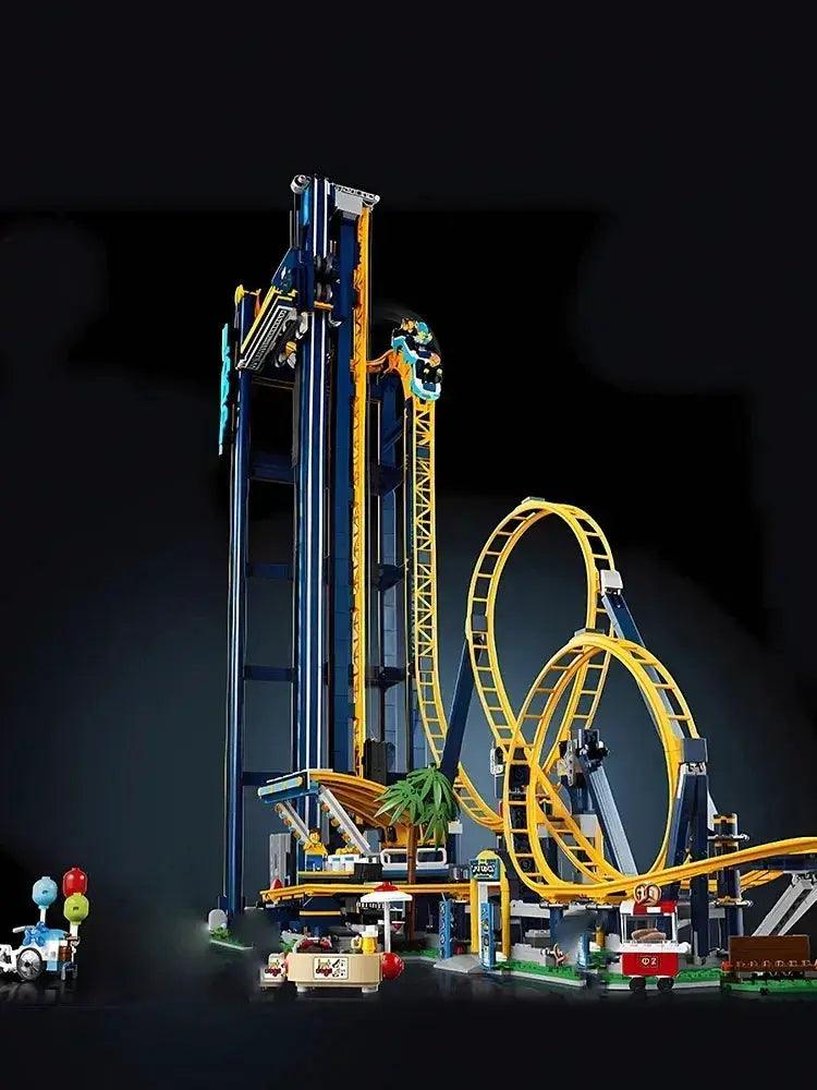  Blue Roller Coaster Building Blocks High Difficulty -  ToylandEU™