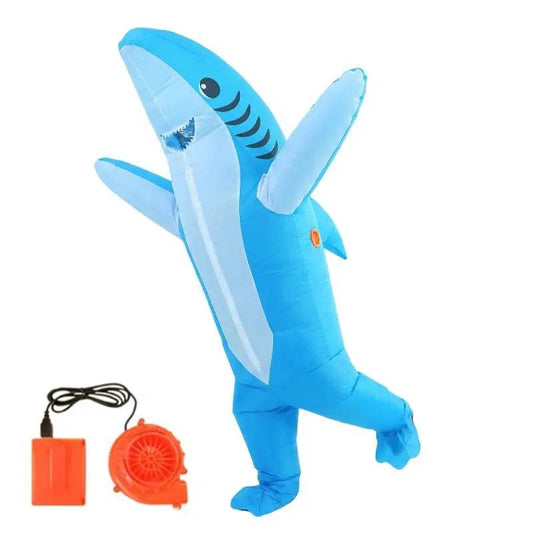  Blue Shark Inflatable Costume For Adults Durable -  ToylandEU™