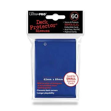 Blue Small Deck Protectors 60 Count Card Sleeves Pack - ToylandEU