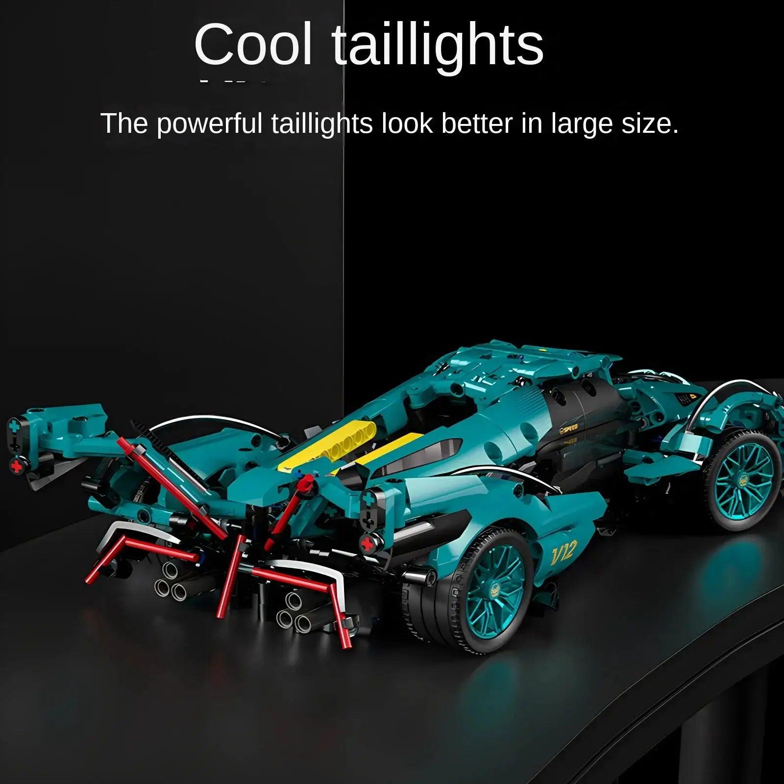  Blue V12 RC Roadster Remote Control Lego Compatible Car -  ToylandEU™