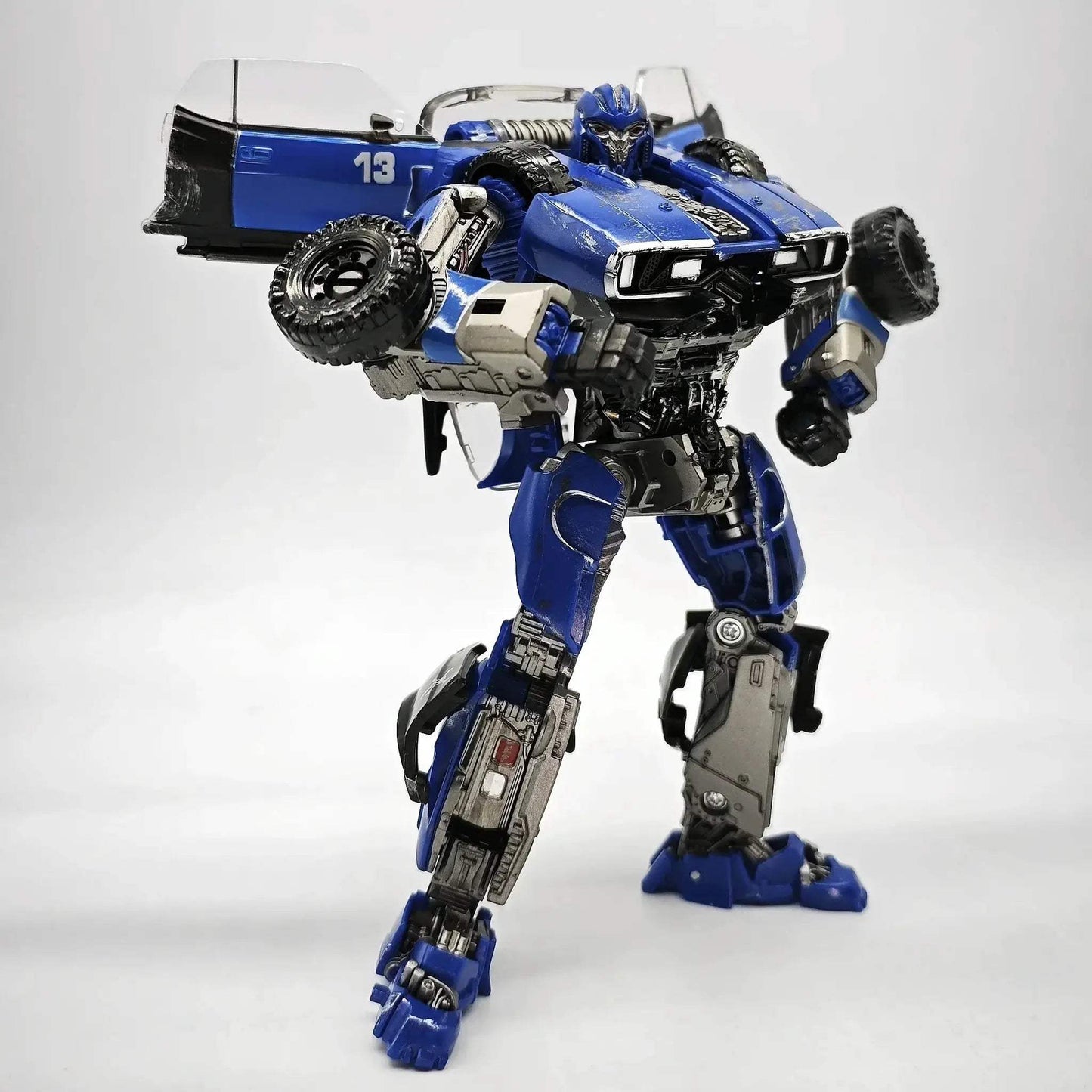 Blue Warrior Transformer Action Figure KO Edition Collectible - ToylandEU