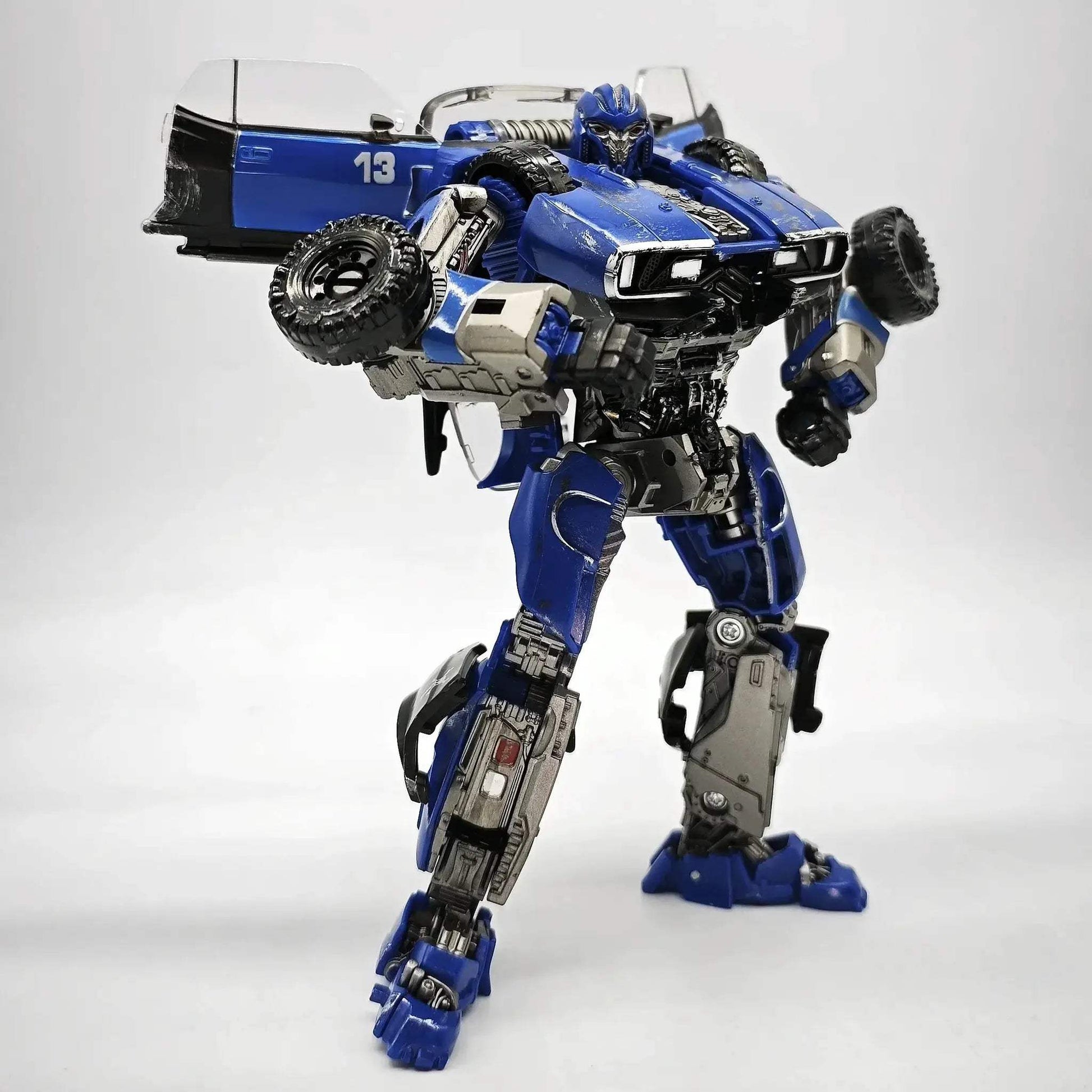 Blue Warrior Transformer Action Figure KO Edition Collectible - ToylandEU